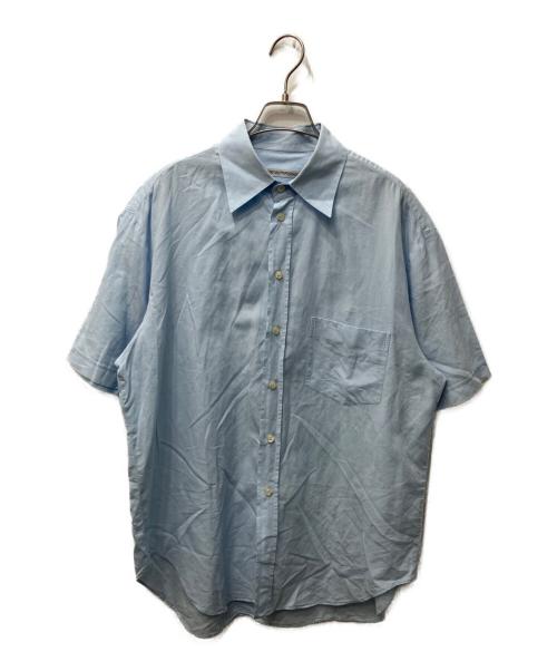 EMPORIO ARMANI（エンポリオ アルマーニ）EMPORIO ARMANI (エンポリオ アルマーニ) 半袖シャツ ブルー サイズ:Ｌの古着・服飾アイテム