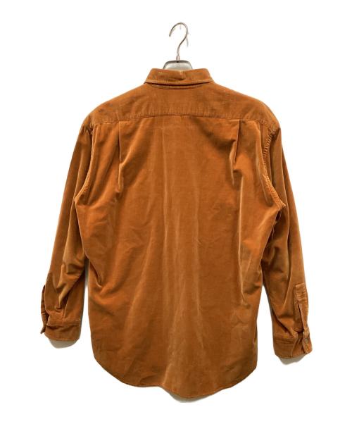 PAUL SMITH（ポールスミス）PAUL SMITH (ポールスミス) ベロアシャツ ブラウン サイズ:Lの古着・服飾アイテム
