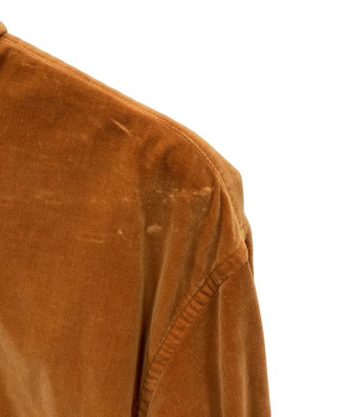 PAUL SMITH（ポールスミス）PAUL SMITH (ポールスミス) ベロアシャツ ブラウン サイズ:Lの古着・服飾アイテム
