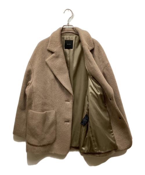 Spick and Span（スピック＆スパン）Spick and Span (スピックアンドスパン) シャギージャケットコート ブラウン サイズ:表記無しの古着・服飾アイテム
