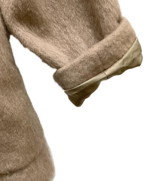 Spick and Span（スピック＆スパン）Spick and Span (スピックアンドスパン) シャギージャケットコート ブラウン サイズ:表記無しの古着・服飾アイテム