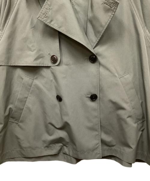 IENA（イエナ）IENA (イエナ) Peポプリンオーバーショートコート グレー サイズ:36の古着・服飾アイテム