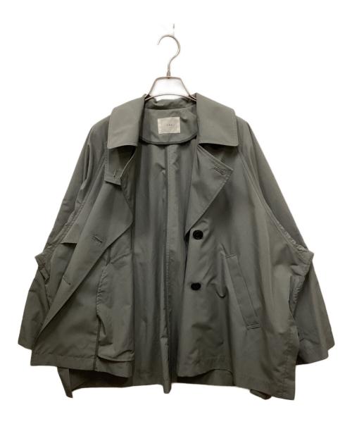 IENA（イエナ）IENA (イエナ) Peポプリンオーバーショートコート グレー サイズ:36の古着・服飾アイテム