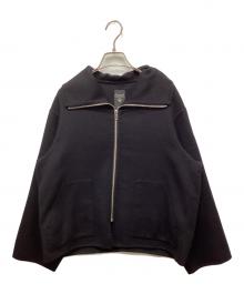 ORCIVAL（オーシバル）の古着「WOOL ZIP SHORT JACKET/ウールジップショートジャケット」｜ネイビー