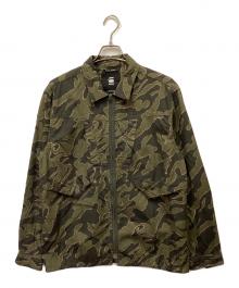 G-STAR RAW（ジースターロゥ）の古着「Slant Pocket Regular Shirt/スラントポケットレギュラーシャツ」｜オリーブ