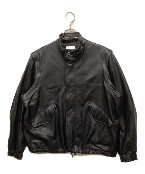 FREAK'S STORE（フリークスストア）FREAK'S STORE (フリークストア) フェイクレザージャケット ブラック サイズ:Mの古着・服飾アイテム