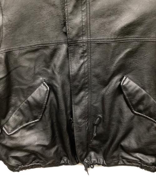 FREAK'S STORE（フリークスストア）FREAK'S STORE (フリークストア) フェイクレザージャケット ブラック サイズ:Mの古着・服飾アイテム