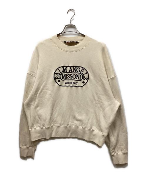 missoni（ミッソーニ）missoni (ミッソーニ) Palm Angels (パーム エンジェルス) コラボロゴスウェット アイボリー サイズ:Sの古着・服飾アイテム