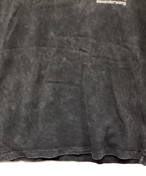 ALEXANDER WANG（アレキサンダー・ワン）ALEXANDER WANG (アレキサンダー・ワン) DTC SHRUNKEN TEE WITH REPEAT LOGO Tシャツ ブラック サイズ:XSの古着・服飾アイテム