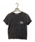 ALEXANDER WANG（アレキサンダー・ワン）の古着「DTC SHRUNKEN TEE WITH REPEAT LOGO Tシャツ」｜ブラック