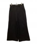 GOAT ESSENCEゴートエッセンス）の古着「SIDE SLIT WIDE PANTS」｜ブラック