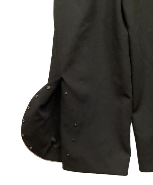 GOAT ESSENCE（ゴートエッセンス）GOAT ESSENCE (ゴートエッセンス) SIDE SLIT WIDE PANTS ブラック サイズ:1の古着・服飾アイテム