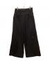 GOAT ESSENCE (ゴートエッセンス) SIDE SLIT WIDE PANTS ブラック サイズ:1：18000円