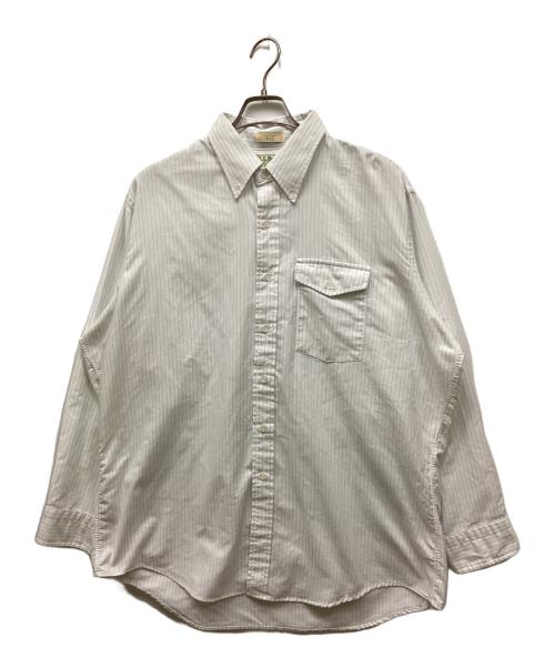 L.L.Bean（エルエルビーン）L.L.Bean (エルエルビーン) ストライプシャツ ホワイト サイズ:表記なし(実寸をご確認ください)の古着・服飾アイテム