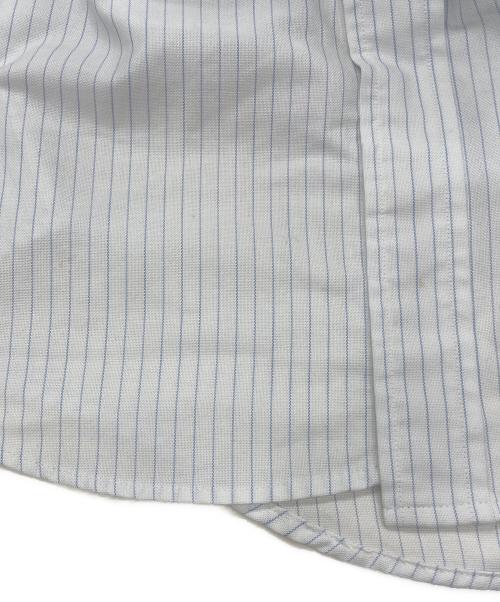 L.L.Bean（エルエルビーン）L.L.Bean (エルエルビーン) ストライプシャツ ホワイト サイズ:表記なし(実寸をご確認ください)の古着・服飾アイテム