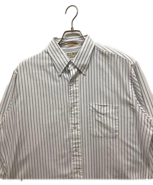L.L.Bean（エルエルビーン）L.L.Bean (エルエルビーン) ストライプシャツ ブルー サイズ:表記無しの古着・服飾アイテム
