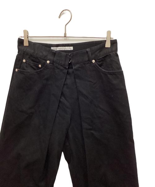 JOHN LAWRENCE SULLIVAN（ジョン ローレンス サリバン）JOHN LAWRENCE SULLIVAN (ジョン ローレンス サリバン) Rigid Denim Wide Pants ブラック サイズ:42の古着・服飾アイテム
