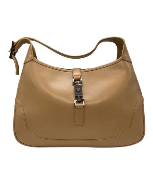 GUCCI（グッチ）GUCCI (グッチ) ジャッキーセミショルダーバッグ ブラウンの古着・服飾アイテム