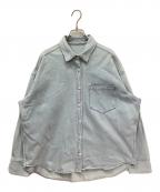 BARNYARDSTORMバンヤードストーム）の古着「カットデニムシャツジャケット」｜インディゴ