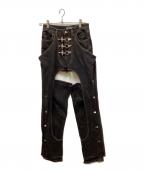 CYCLE BY M.Y.O.Bサイクルバイエムワイオービー）の古着「ファイヤーマン デニムパンツ」｜ブラック