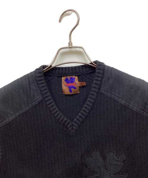 Heaven by Marc Jacobs（ヘブンバイマークジェイコブス）Heaven by Marc Jacobs (ヘブンバイマークジェイコブス) コマンドニットベスト ブラック サイズ:XXLの古着・服飾アイテム