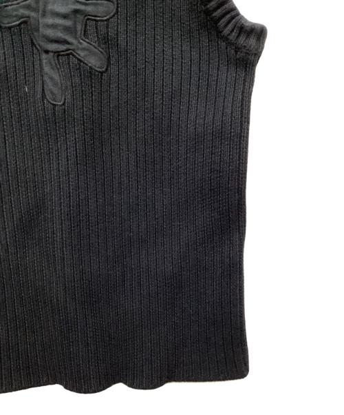 Heaven by Marc Jacobs（ヘブンバイマークジェイコブス）Heaven by Marc Jacobs (ヘブンバイマークジェイコブス) コマンドニットベスト ブラック サイズ:XXLの古着・服飾アイテム