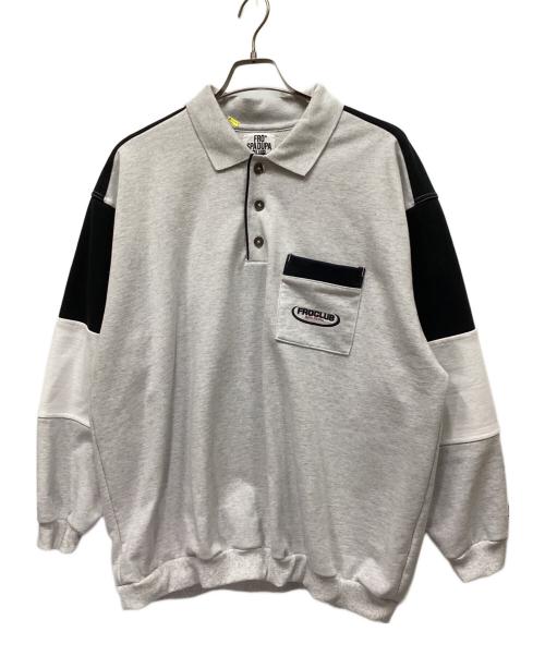 FREAK'S STORE（フリークスストア）FREAK'S STORE (フリークストア) FRO CLUB POLO NECK SWT/フロクラブポロネックスウェット グレー サイズ:XLの古着・服飾アイテム