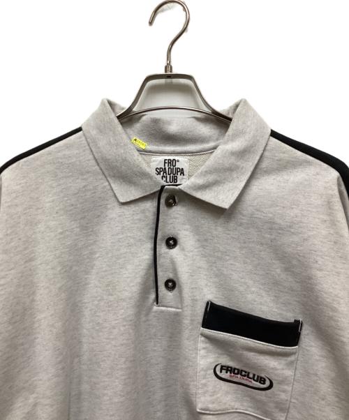 FREAK'S STORE（フリークスストア）FREAK'S STORE (フリークストア) FRO CLUB POLO NECK SWT/フロクラブポロネックスウェット グレー サイズ:XLの古着・服飾アイテム