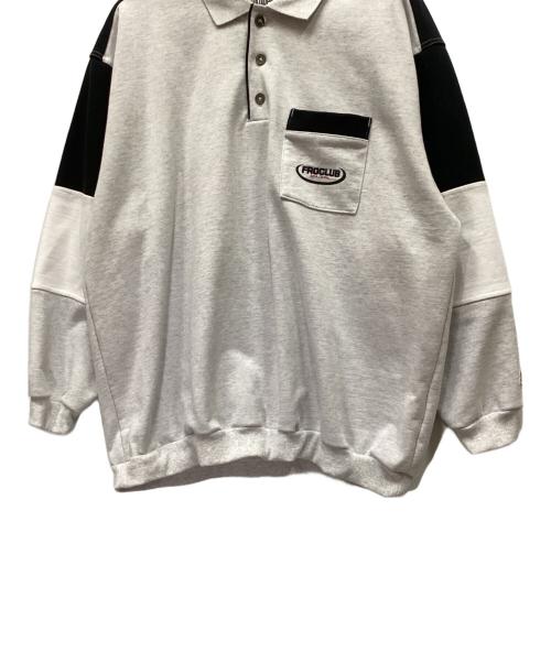 FREAK'S STORE（フリークスストア）FREAK'S STORE (フリークストア) FRO CLUB POLO NECK SWT/フロクラブポロネックスウェット グレー サイズ:XLの古着・服飾アイテム