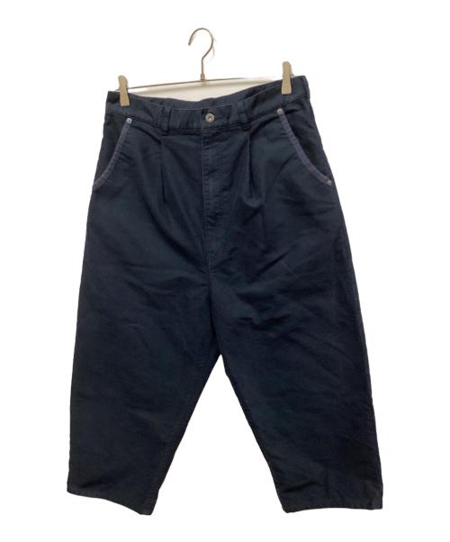 COMME des GARCONS HOMME（コムデギャルソン オム）COMME des GARCONS HOMME (コムデギャルソン オム) シンチバックモールスキンパンツ ネイビー サイズ:Sの古着・服飾アイテム