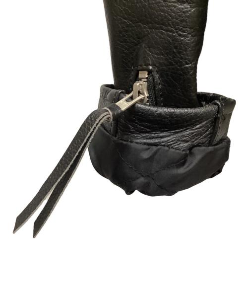 Freeclom（フリークロム）Freeclom (フリークロム) カウレザーダブルジャケット ブラック サイズ:Sの古着・服飾アイテム