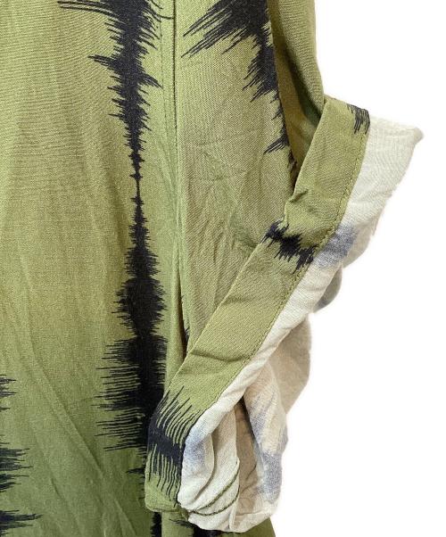 HUF（ハフ）HUF (ハフ) SEISMOGRAM RESORT SHIRT オリーブ サイズ:Mの古着・服飾アイテム