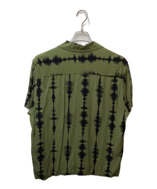 HUF（ハフ）HUF (ハフ) SEISMOGRAM RESORT SHIRT オリーブ サイズ:Mの古着・服飾アイテム