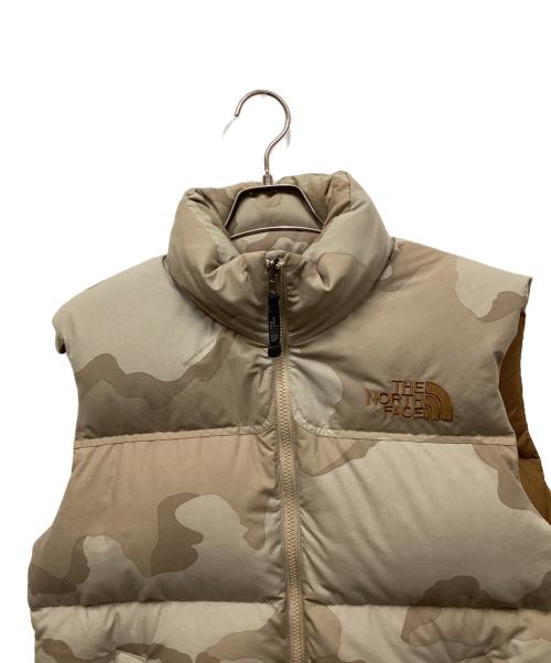THE NORTH FACE（ザ ノース フェイス）THE NORTH FACE (ザ ノース フェイス) ヌプシダウンベスト ベージュ サイズ:Sの古着・服飾アイテム