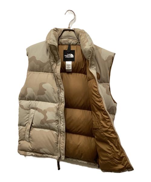 THE NORTH FACE（ザ ノース フェイス）THE NORTH FACE (ザ ノース フェイス) ヌプシダウンベスト ベージュ サイズ:Sの古着・服飾アイテム