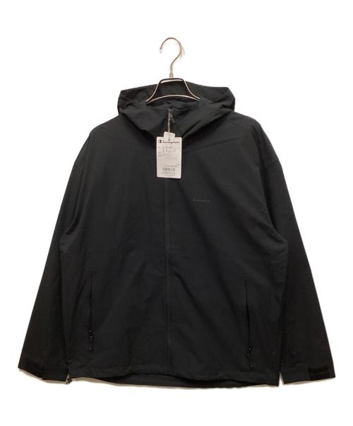 Champion（チャンピオン）Champion (チャンピオン) ジップフーデッドジャケット ブラック サイズ:XL 未使用品の古着・服飾アイテム