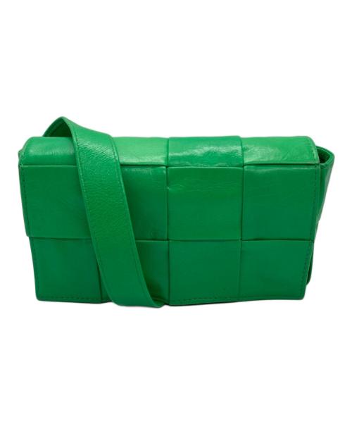 BOTTEGA VENETA（ボッテガベネタ）BOTTEGA VENETA (ボッテガベネタ) カセット ウエストバッグ グリーンの古着・服飾アイテム