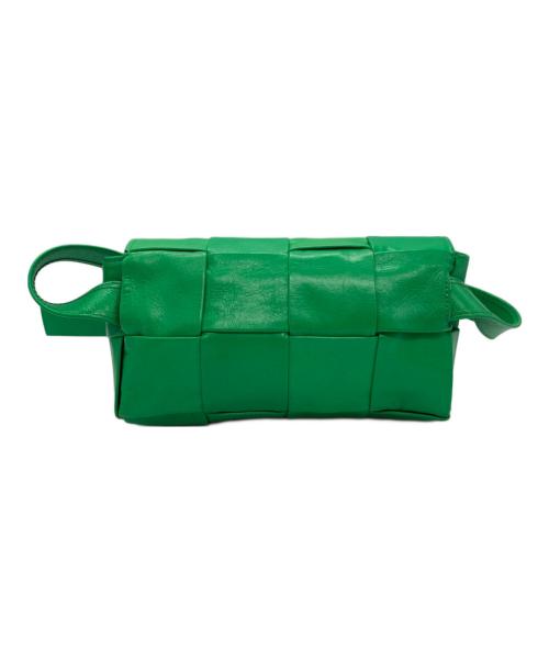 BOTTEGA VENETA（ボッテガベネタ）BOTTEGA VENETA (ボッテガベネタ) カセット ウエストバッグ グリーンの古着・服飾アイテム
