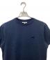 MAISON KITSUNE (メゾンキツネ) ロゴクルーネックTシャツ ネイビー サイズ:S：7000円