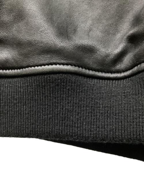 Schott（ショット）Schott (ショット) LEATHER BOWERY JACKET ブラック サイズ:Mの古着・服飾アイテム