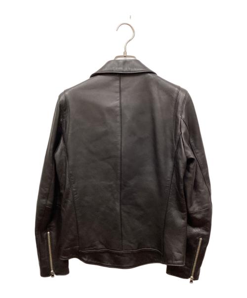 STUDIOUS（ステュディオス）STUDIOUS (ステュディオス) ラムレザーライダースジャケット ブラック サイズ:1の古着・服飾アイテム
