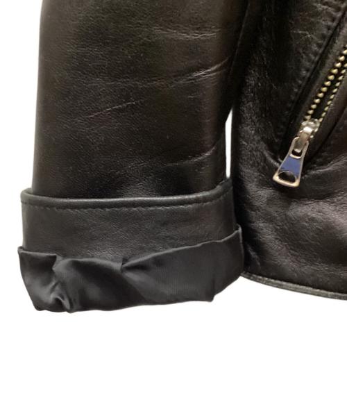 STUDIOUS（ステュディオス）STUDIOUS (ステュディオス) ラムレザーライダースジャケット ブラック サイズ:1の古着・服飾アイテム