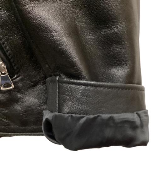 STUDIOUS（ステュディオス）STUDIOUS (ステュディオス) ラムレザーライダースジャケット ブラック サイズ:1の古着・服飾アイテム