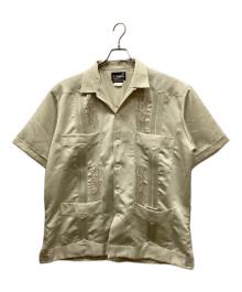 CAMPOS（-）の古着「半袖キューバシャツ」｜グリーン