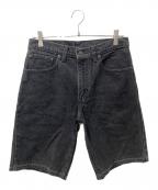 LEVI'Sリーバイス）の古着「550ハーフデニムパンツ」｜ブラック