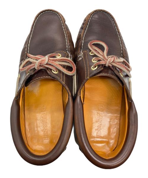 Timberland（ティンバーランド）Timberland (ティンバーランド) Authentics 3 Eye Classic/オーセンティックス　スリーアイ　クラシック ブラウン サイズ:25.5の古着・服飾アイテム