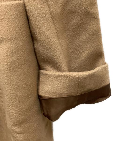 MaxMara（マックスマーラ）MaxMara (マックスマーラ) フーデッドコート ベージュ サイズ:38の古着・服飾アイテム