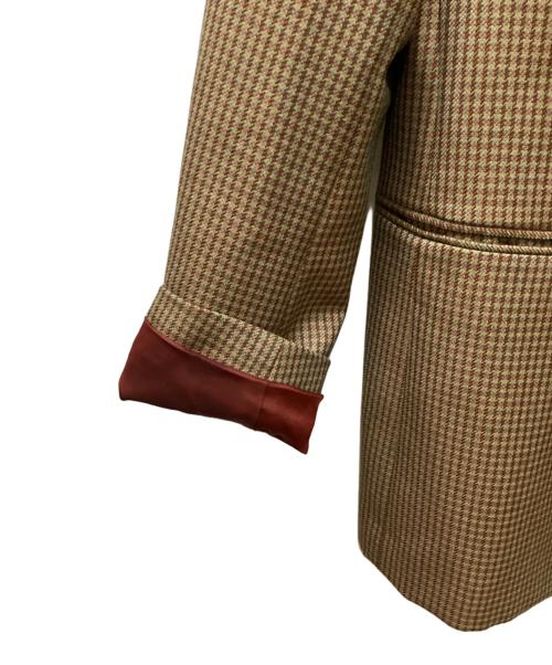 bractment（ブラクトメント）bractment (ブラクトメント) T/W BOXY ダブル ジャケット ブラウン サイズ:38の古着・服飾アイテム