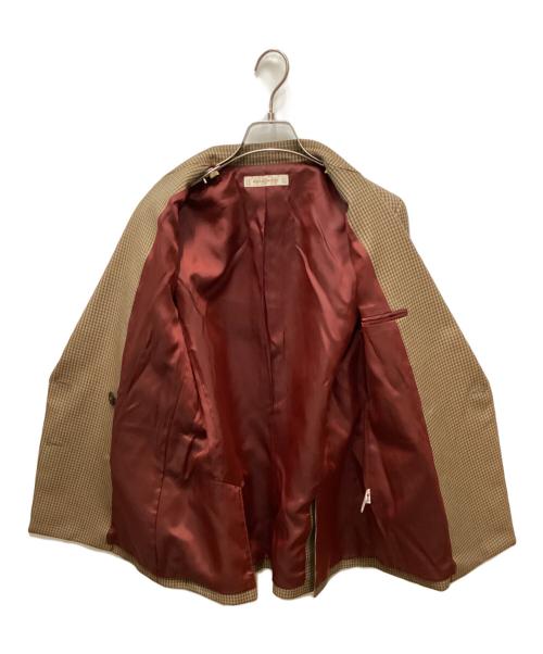 bractment（ブラクトメント）bractment (ブラクトメント) T/W BOXY ダブル ジャケット ブラウン サイズ:38の古着・服飾アイテム