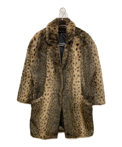 SHAYTOON BY O.C.U.（シャイトゥーン）SHAYTOON BY O.C.U. (シャイトゥーン) レオパード柄フェイクファーコート ブラウン サイズ:XSの古着・服飾アイテム